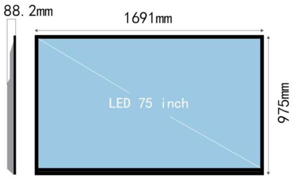 Ударопрочный телевизор 75" Аренда ударопрочного телевизора 75"